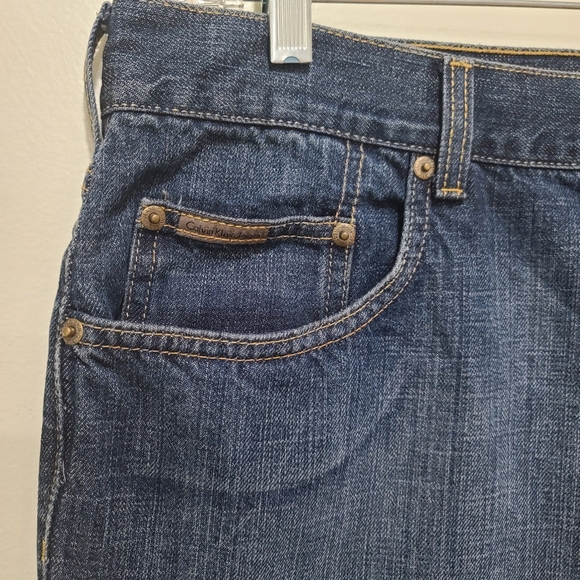 Calvin Klein Blue Men's Jeans, Size 38W - Picture 2 of 16